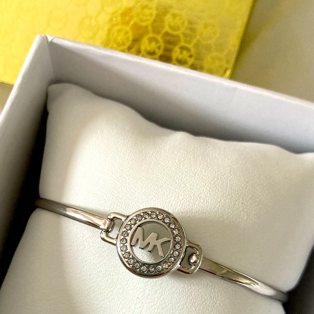 Michael Kors Silver Bangle Bracelet
